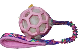Piłka Ażurowa na Taśmie Pink Aztec